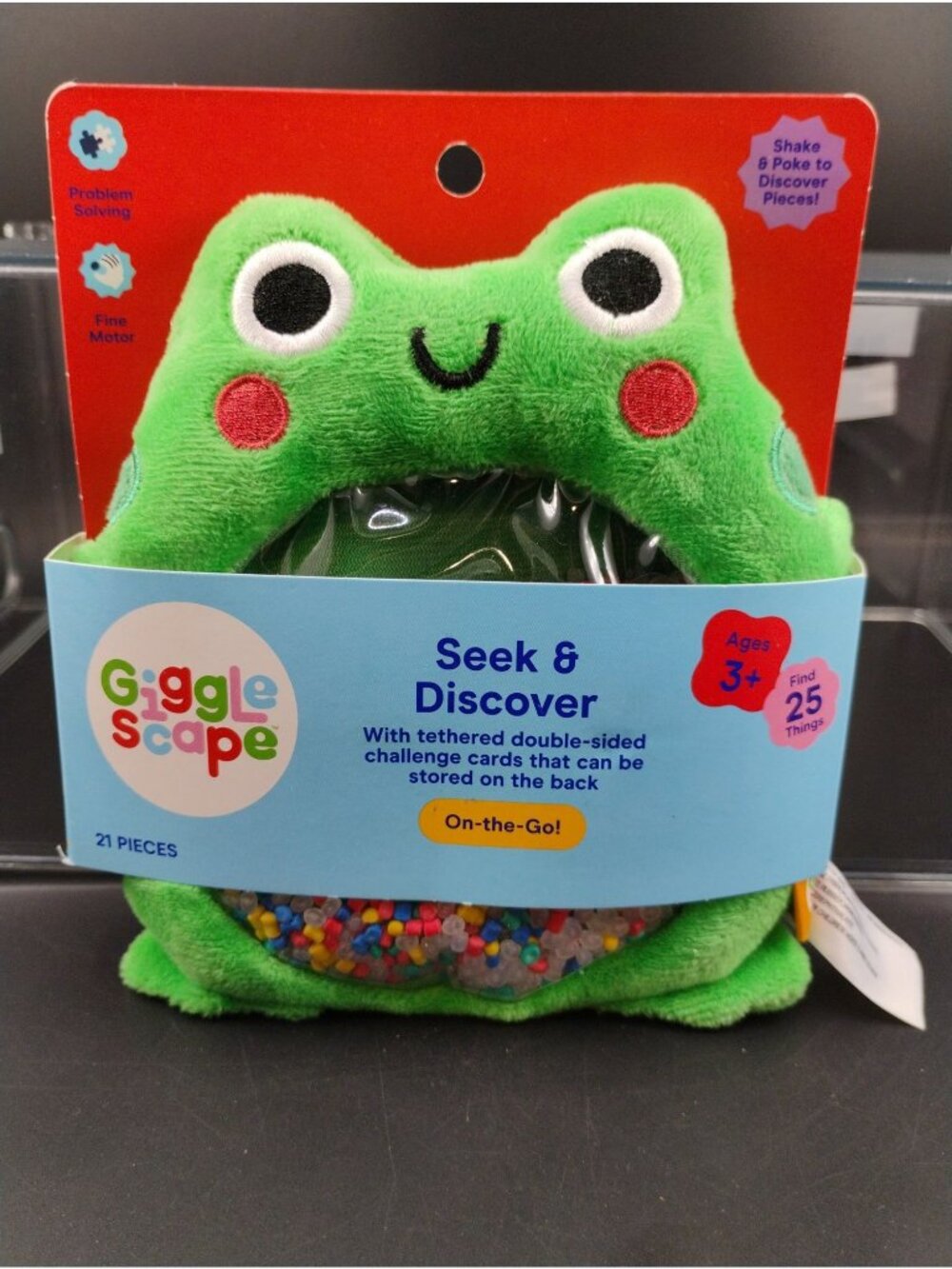 GiggleScape Seek & Discover 21-Piece Frog Toy For Ages 3+